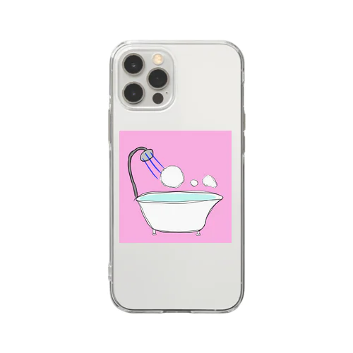 お風呂スマホケース / Bath Phone Cases ソフトクリアスマホケース