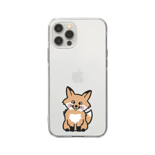 キツネ　FOX Soft Clear Smartphone Case