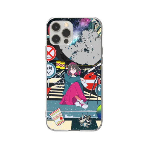 未明リフレクト Soft Clear Smartphone Case