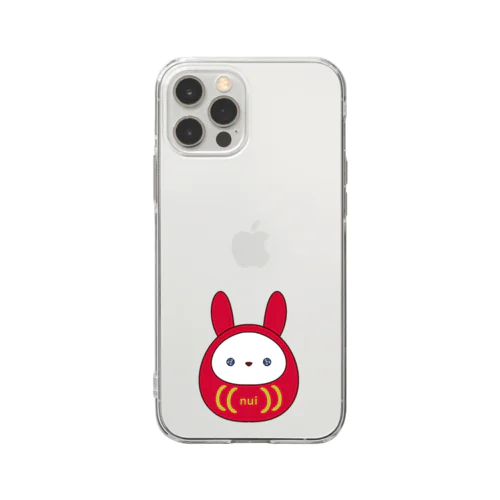 だるまさんnuinui Soft Clear Smartphone Case