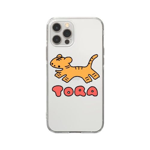 とらTORA2022 Soft Clear Smartphone Case