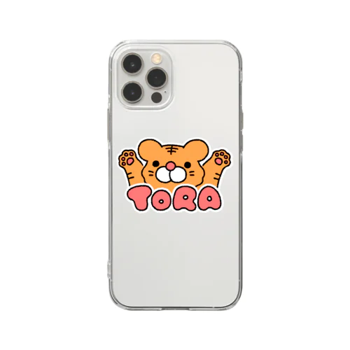 バンザイ虎2022 Soft Clear Smartphone Case