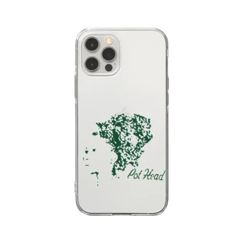 💚レトロ風プリント💚    pod head girl シリーズ Soft Clear Smartphone Case