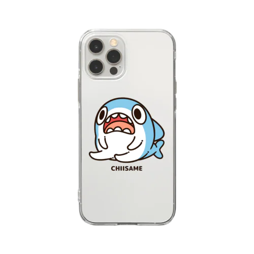 お座り ちいさめ Soft Clear Smartphone Case