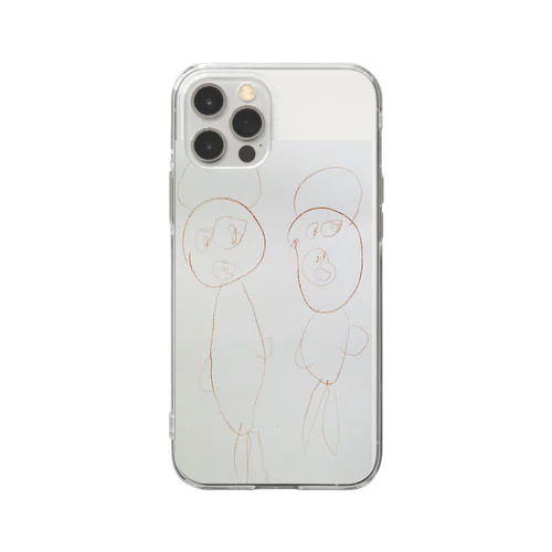 怪我した泥棒 Soft Clear Smartphone Case