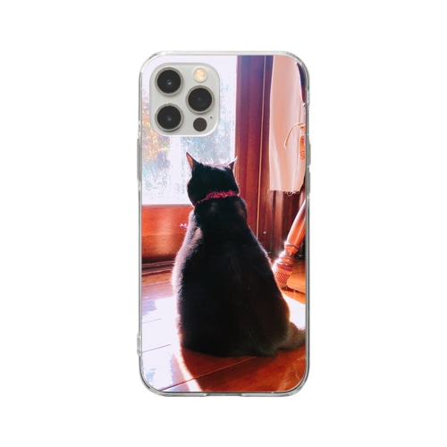 ネコのトラさん Soft Clear Smartphone Case