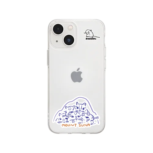 mount suna iPhone13 mini case ソフトクリアスマホケース