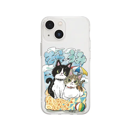 そら・うみ Soft Clear Smartphone Case