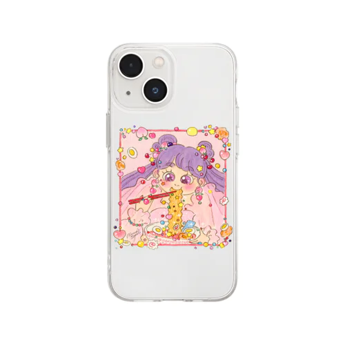 Ramen Time! Soft Clear Smartphone Case