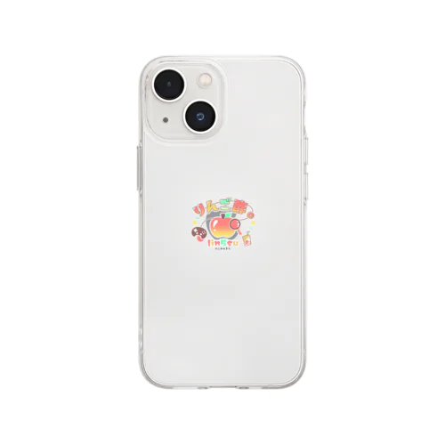 りんご酢。ロゴ Soft Clear Smartphone Case