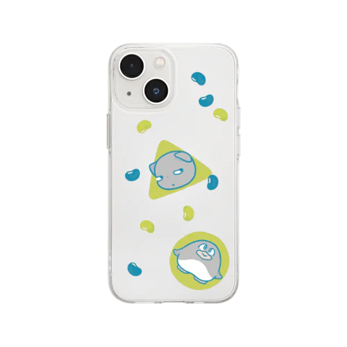 ビーンズ Soft Clear Smartphone Case