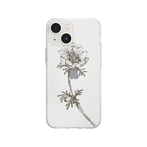 アネモネ Soft Clear Smartphone Case