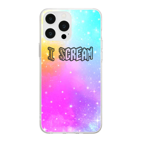 BK I Scream Universe Rainbow Soft Clear Smartphone Case