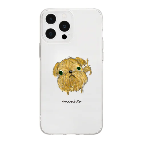 ブリュッセル・グリフォン Soft Clear Smartphone Case