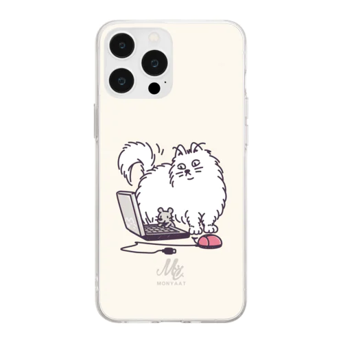 ワールドワイドでCHU*Aクリーム Soft Clear Smartphone Case