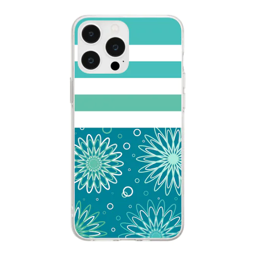 水中花 Soft Clear Smartphone Case