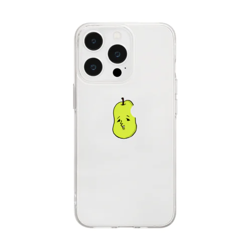 洋ナシくん Soft Clear Smartphone Case