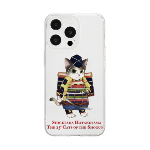 鎌倉殿の13猫＋ : 畠山重忠 Soft Clear Smartphone Case