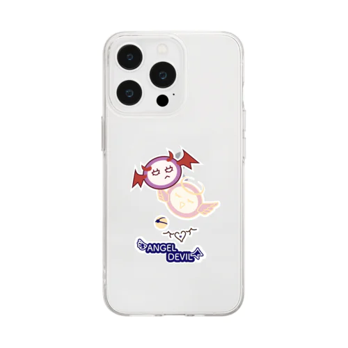 ANGEL&DEVILスマホケース Soft Clear Smartphone Case