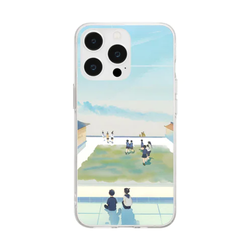 あの時の放課後。 Soft Clear Smartphone Case