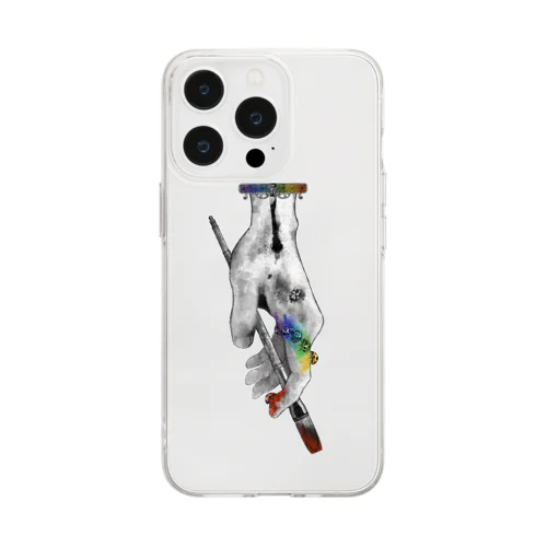 ladybug-ring Soft Clear Smartphone Case