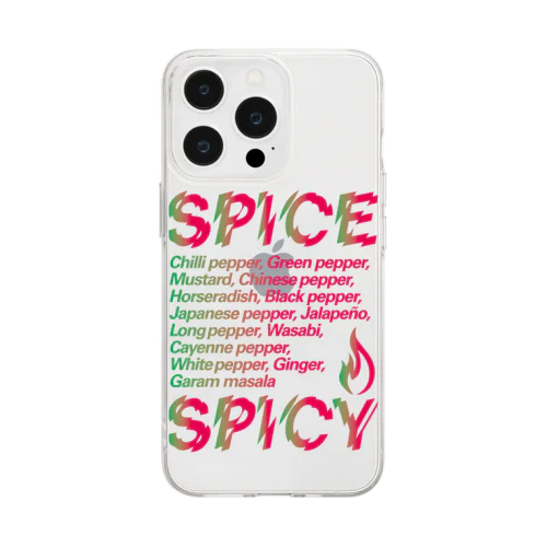 SPICE SPICY（Chili） Soft Clear Smartphone Case