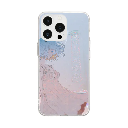 Smoking Girl -YOI- Soft Clear Smartphone Case