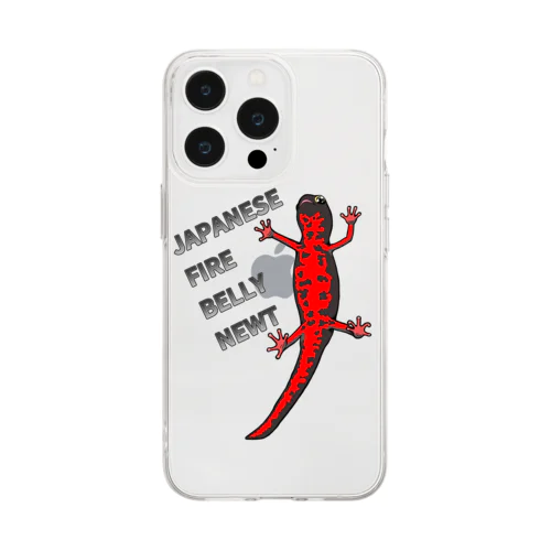 JAPANESE FIRE BELLY NEWT (アカハライモリ)　 Soft Clear Smartphone Case