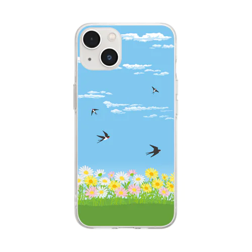 春の風景 part4 spc004 Soft Clear Smartphone Case