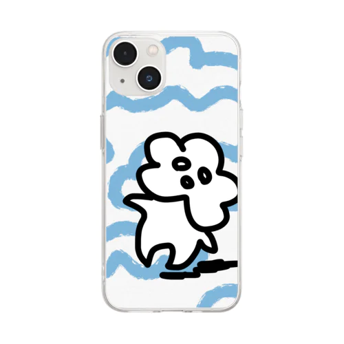 とぐうさんの心は曇り空。。 Soft Clear Smartphone Case