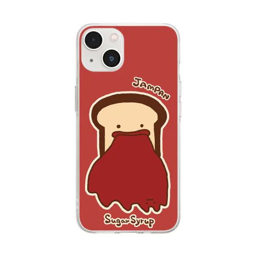 ジャムパンのスマホケース Soft Clear Smartphone Case