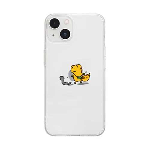 ひょうもんくん Soft Clear Smartphone Case