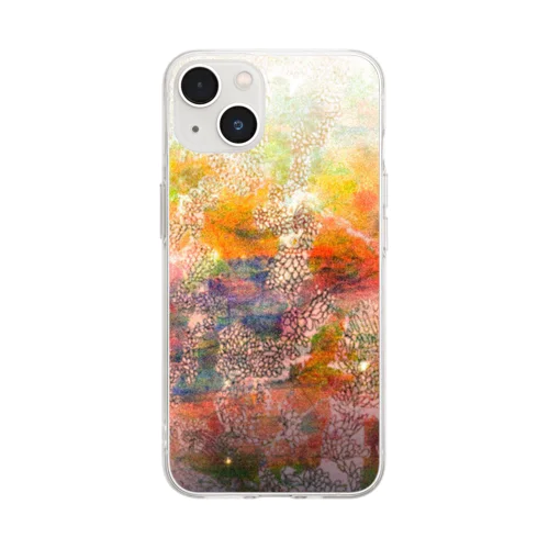 星降る夜に Soft Clear Smartphone Case