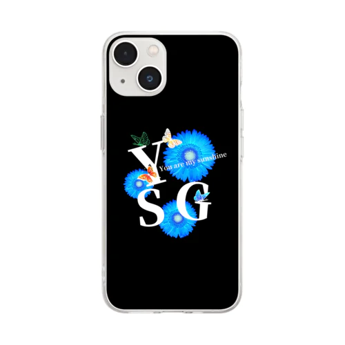 YSGーbrackー Soft Clear Smartphone Case