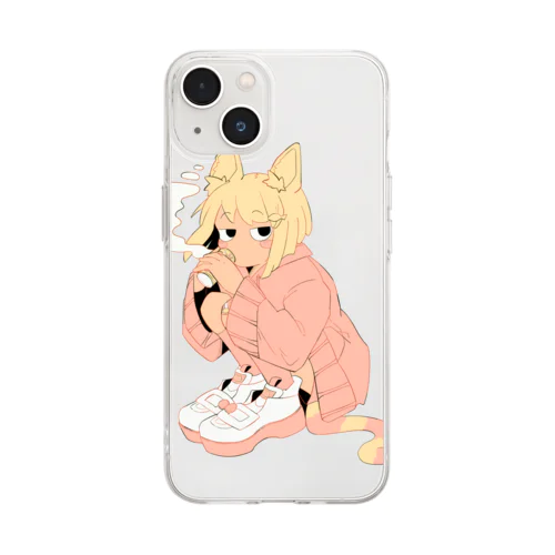 うぃんたー Soft Clear Smartphone Case