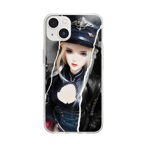 MyDoll01：アレクシア(軍服ver2) Soft Clear Smartphone Case