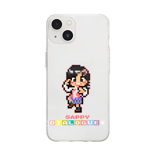 ドットDIALOGUE＋ さっぴ推しソフトクリアスマホケース Soft Clear Smartphone Case