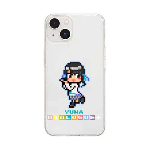 ドットDIALOGUE＋ ゆーな推しソフトクリアスマホケース Soft Clear Smartphone Case
