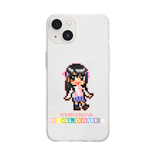 ドットDIALOGUE＋ ゆりにゃ推しソフトクリアスマホケース Soft Clear Smartphone Case