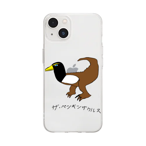 ザ・ペンギンザウルス Soft Clear Smartphone Case