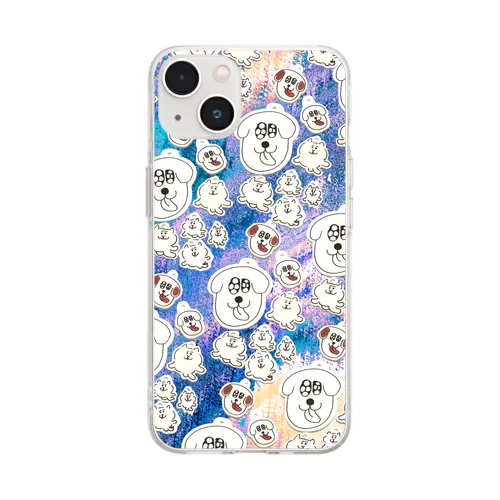 けちゃっぷごはんのプラバン⑥ Soft Clear Smartphone Case