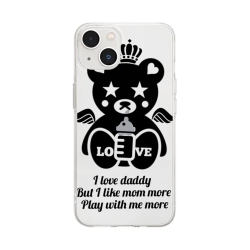 P➛kumaBABY(BOYS Ver.) Soft Clear Smartphone Case