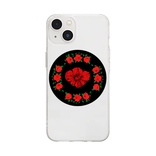 心臓よ花と咲け Soft Clear Smartphone Case