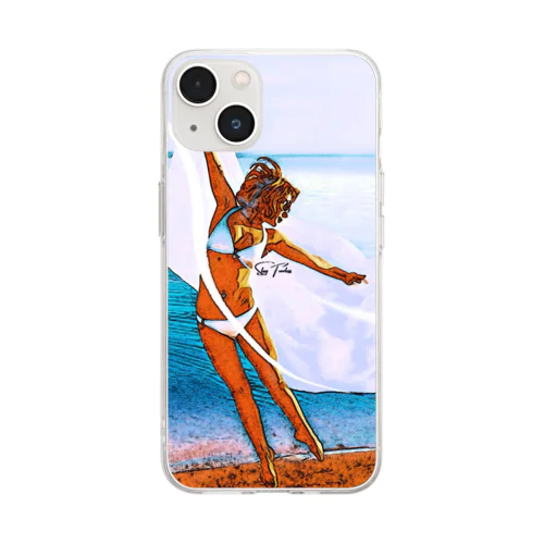 Summer Girl - Stay Fearless Version #1 Soft Clear Smartphone Case