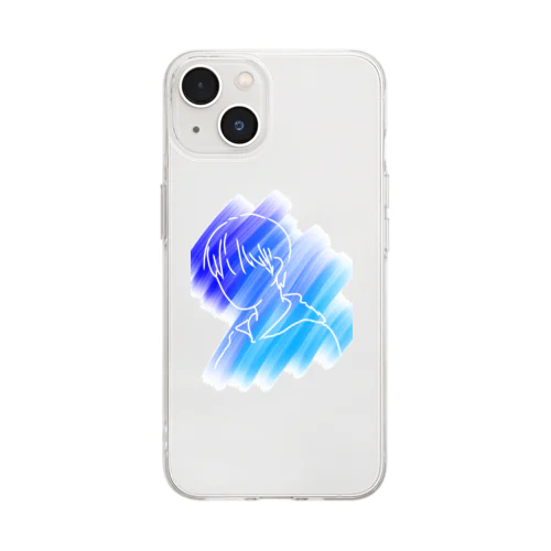 男の子 Soft Clear Smartphone Case