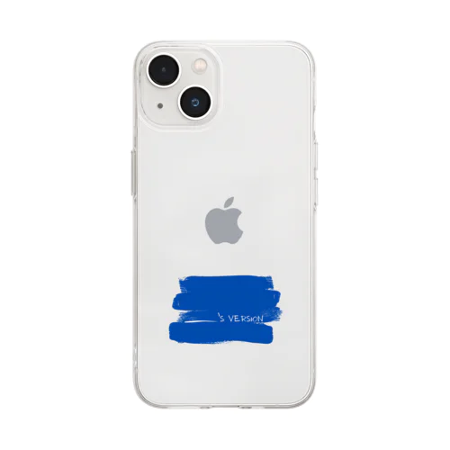 My Original Version - colored BLUE Soft Clear Smartphone Case