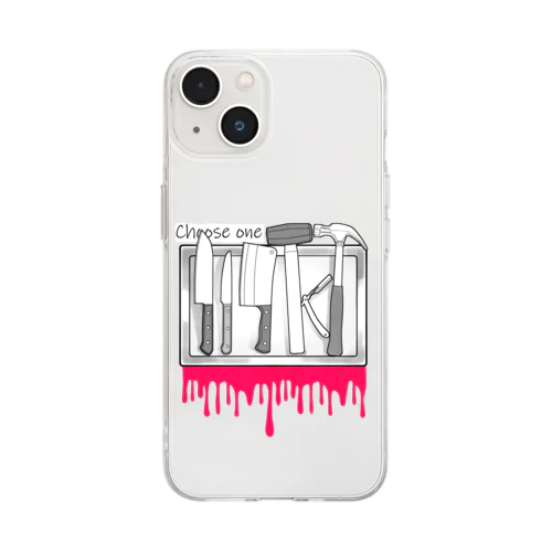 お道具 Soft Clear Smartphone Case