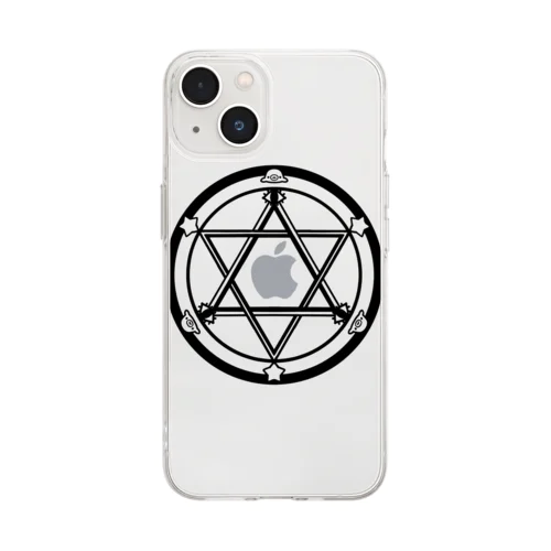 アザラシ魔法陣 Soft Clear Smartphone Case