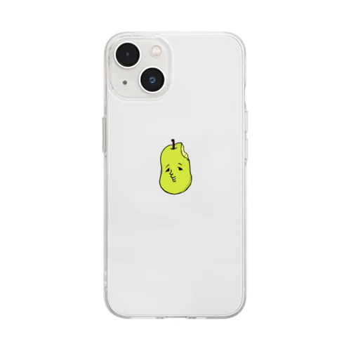 洋ナシくん Soft Clear Smartphone Case