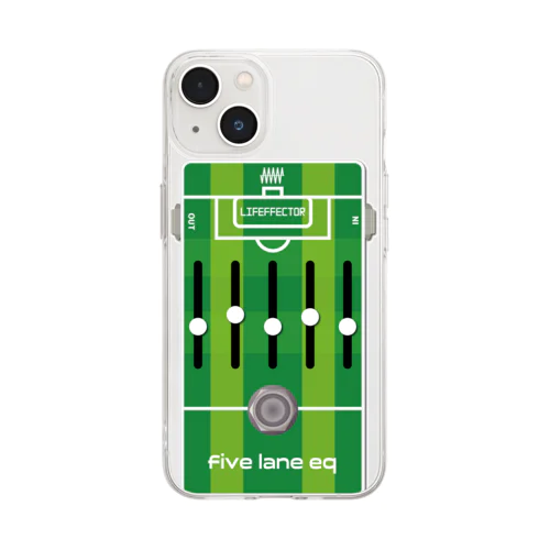 five lane eq Soft Clear Smartphone Case